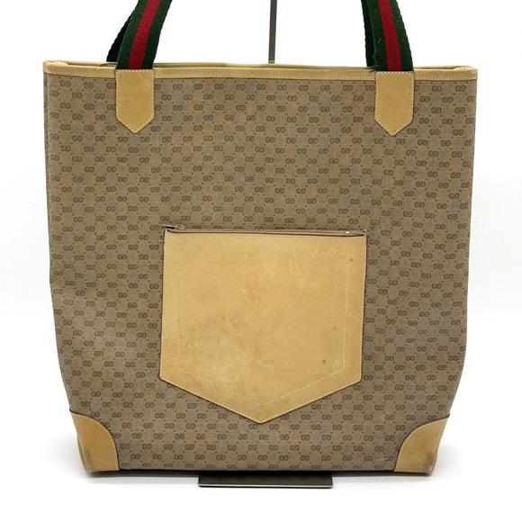 Gucci Handbags - Vintage Gucci Sherry Line Micro Gg Tote #158938G12B